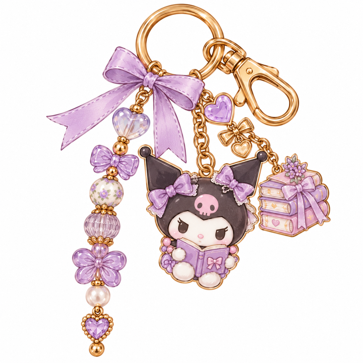 Beaded keychain