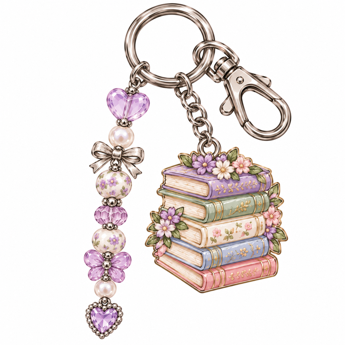 Beaded keychain