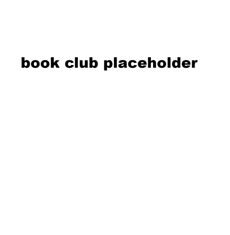 Monthly Book Club Book